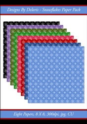 Snowflakes Paper Pack (Holiday Color Palette)