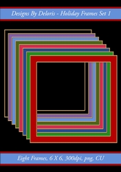 Holiday Frames Set 1 (Holiday Color Palette)