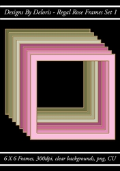 Frames Set 1 (Regal Rose Color Palette)