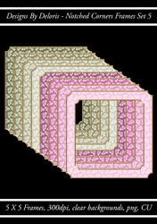 Notched Corners Frames Set 5