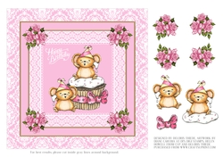 Cupcake Cuties Birthday Topper