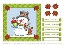 Cute Little Snowman Holiday Topper 4
