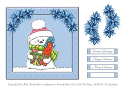 Cute Little Snowman Holiday Topper 8