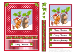 Cute Christmas Critters Topper
