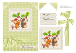Cute Christmas Critters Topper 2