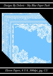 Sky Blue Paper Pack