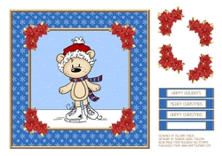 Cute Little Bear Holiday Topper