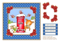 Cute Critters Mailing Letters To Santa