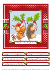 Cute Critters Holiday Topper