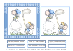 Hope Your Birthday Is Tee-rific - Golf Theme Topper