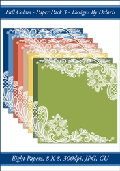 Paper Pack 3 (Fall Colors Palette)