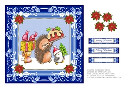 Cute Christmas Critters Topper 3