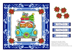 Cute Christmas Critters Topper 4