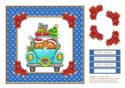 Cute Christmas Critters Holidy Topper