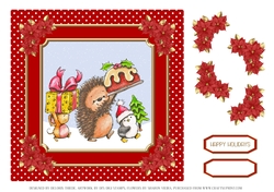 Cute Christmas Critters Holiday Celebration