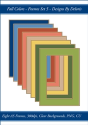 A5 Frames Set 5 (Fall Colors Palette)