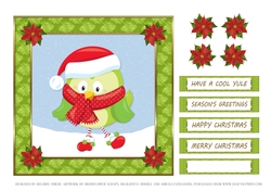 Cute Little Christmas Owl