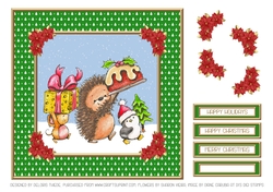 Cute Christmas Critters (Green)