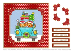 Cute Christmas Critters (Red)