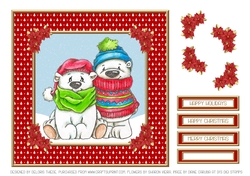 Polar Pals Topper (Red)