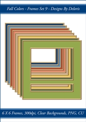 Frames Set 9 (Fall Colors Palette)