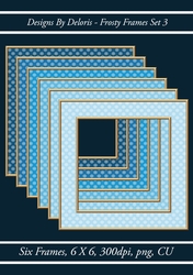 Frosty Frames Set 3 (Frosty Color Palette)