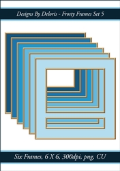 Frosty Frames Set 5 (Frosty Color Palette)