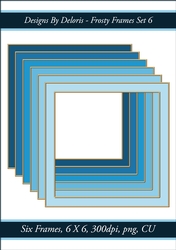 Frosty Frames Set 6 (Frosty Color Palette)