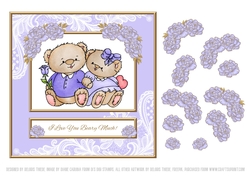 I Love You Beary Much (Purple)