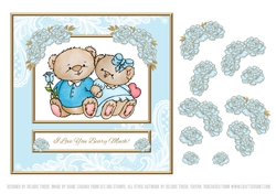 I Love You Beary Much (Blue)