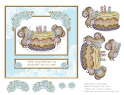 Hope Your Birthday Is As Sweet As You Are (Blue)