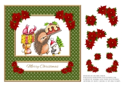 Cute Christmas Critters Topper