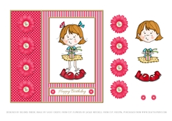 Cute Birthday Topper - Card One