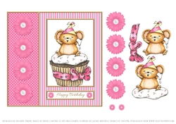 Cupcake Cutie Birthday Topper