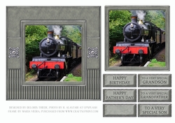 Steam Train Topper - Birthday Or Fathers Day