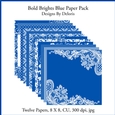 Bold Brights Paper Pack (Blue)
