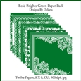 Bold Brights Paper Pack (Green)