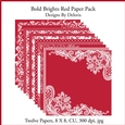 Bold Brights Paper Pack (Red)