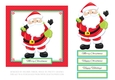 Cute Santa Holiday Toppers (Card Two)