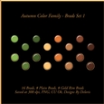Brads Set 1 (Autumn Color Family)