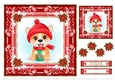 Cute Puppy Holiday Topper #1
