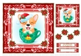 Cute Puppy Holiday Topper #5