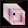 Sweetheart Color Palette - Frames Set 3