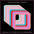 Sweetheart Color Palette - Frames Set 5