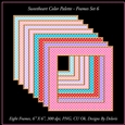 Sweetheart Color Palette - Frames Set 6