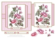 Lovely Watercolor Roses Birthday Topper