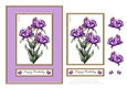 Birthday - Lovely Watercolor Peonies - Purple