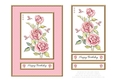 Lovely Roses Birthday Topper - Pink