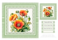 Beautiful Poppies Birthday/Get Well Topper
