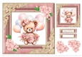 Sweet Teddy Bear Birthday Topper